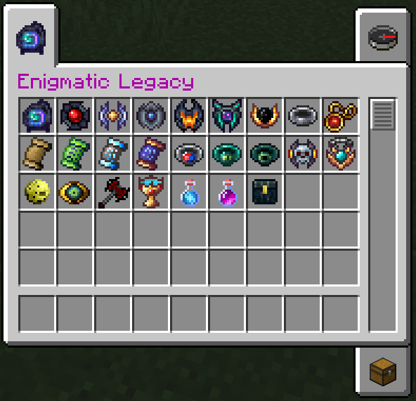Мод Enigmatic Legacy 1.20.1, 1.19.4, 1.18.2, 1.16.5, 1.15.2, 1.14.4