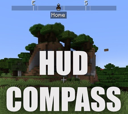 Мод Hud Compass 1.16.5 (новый вид компаса) Мод Hud Compass 1.16.5 (новый вид компаса)