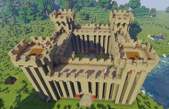 Мод Medieval Craft для Майнкрафт 1.20.1, 1.19.2, 1.16.5, 1.12.2 (башни с воинами)