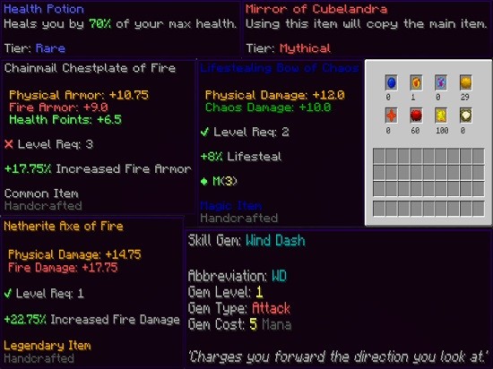 Мод DiabloLoot 1.16.5, 1.15.2 (новый лут и боссы) 1 Мод DiabloLoot 1.16.5, 1.15.2 (новый лут и боссы)