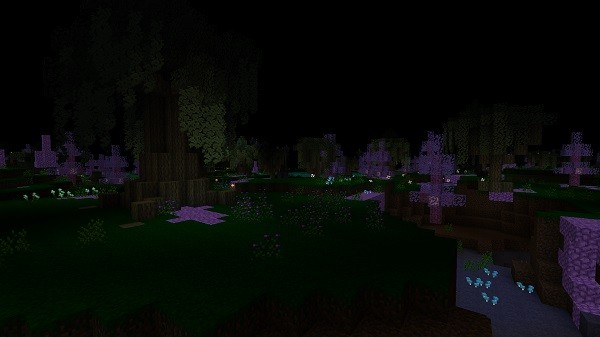 Мод Neverdark 1.16.4, 1.15.2 (измерение темноты)