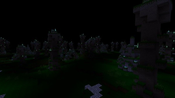 Мод Neverdark 1.16.4, 1.15.2 (измерение темноты)