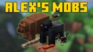Мод Alex's Mobs 1.20.1, 1.19.4, 1.18.2, 1.17.1, 1.16.5 (реалистичные мобы)