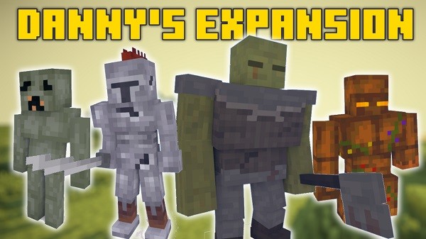 Мод Danny's Expansion 1.16.4 (фантастические мобы)