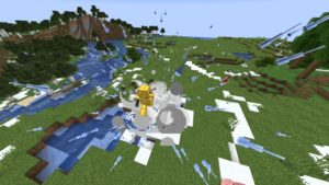 Мод Snow Mercy 1.16.4 (атака снеговиков)