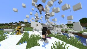 Мод Snow Mercy 1.16.4 (атака снеговиков)