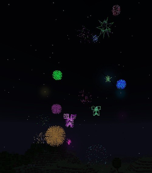 Мод Phireworks 1.16.5, 1.16.4 (красивые фейерверки) 1 Мод Phireworks 1.16.5, 1.16.4 (красивые фейерверки)