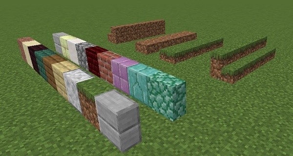 Мод Extended Slabs 1.16.5, 1.15.2 (вертикальные полублоки) 1 Мод Extended Slabs 1.16.5, 1.15.2 (вертикальные полублоки)