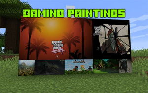 Мод Gaming Paintings 1.16.5 (картины из игр)