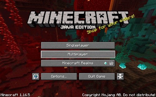 Скачать Майнкрафт 1.16.5 на ПК Скачать Майнкрафт 1.16.5 на ПК