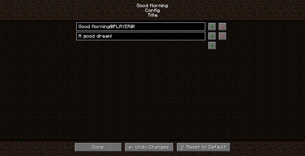 Мод Good Morning 1.16.4, 1.15.2 1 Мод Good Morning 1.16.4, 1.15.2