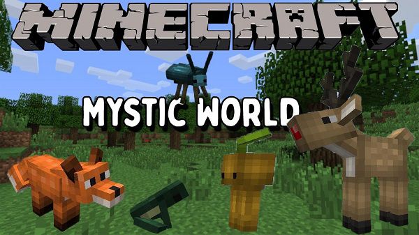 Мод Mystic World для майнкрафт 1.18.2, 1.16.5, 1.15.2, 1.14.4, 1.12.2