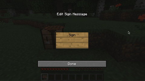 Мод Sign Retain 1.16.5