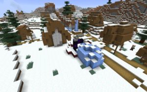 Храм и зимняя деревня 1.16.5, 1.15.2, 1.14.4, 1.12.2