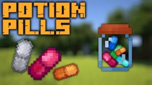 Мод Potion Pills 1.16.5, 1.16.4