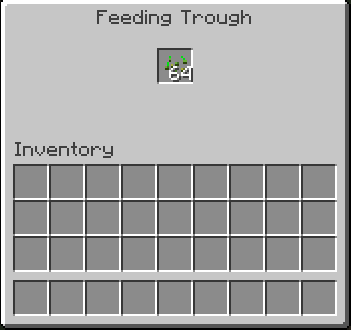 Мод Animal Feeding Trough 1.16.5 (кормушка для животных)