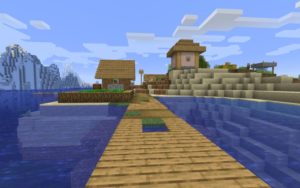 Деревня среди ледяных пиков 1.16.5