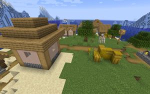 Деревня среди ледяных пиков 1.16.5