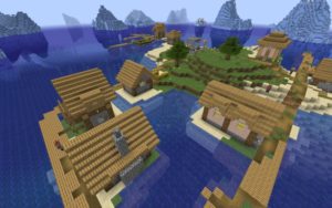 Деревня среди ледяных пиков 1.16.5