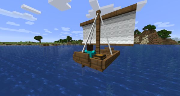 Мод Small Ships для Майнкрафт 1.16.5 2 Мод Small Ships для Майнкрафт 1.16.5
