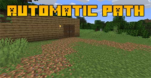 Мод Automatic Path для Майнкрафт 1.16.5