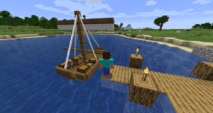 Мод Small Ships для Майнкрафт 1.16.5 Мод Small Ships для Майнкрафт 1.16.5