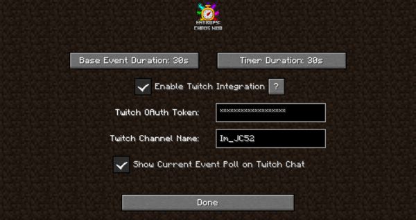 Мод Entropy: Chaos 1.16.5 1 Мод Entropy: Chaos 1.16.5