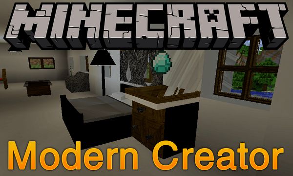 Мод Modern Creator 1.16.5, 1.14.4, 1.12.2 (современная мебель)