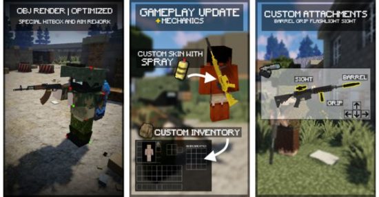 Мод ModularWarfare для Майнкрафт 1.12.2