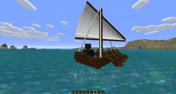 Мод Small Ships для Майнкрафт 1.16.5 3 Мод Small Ships для Майнкрафт 1.16.5