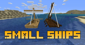 Мод Small Ships для Майнкрафт 1.16.5