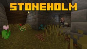 Мод Stoneholm 1.18.2, 1.17.1, 1.16.5 (подземные деревни)