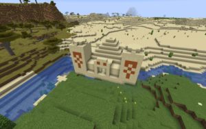 Спавн в деревне на равнине 1.16.5, 1.15.2, 1.12.2