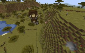 Спавн в деревне на равнине 1.16.5, 1.15.2, 1.12.2