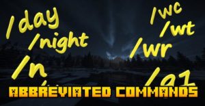 Мод Abbreviated commands 1.12.2