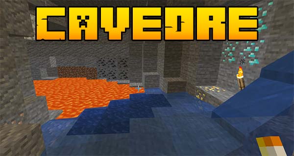 Мод CaveOre для Майнкрафт 1.16.5