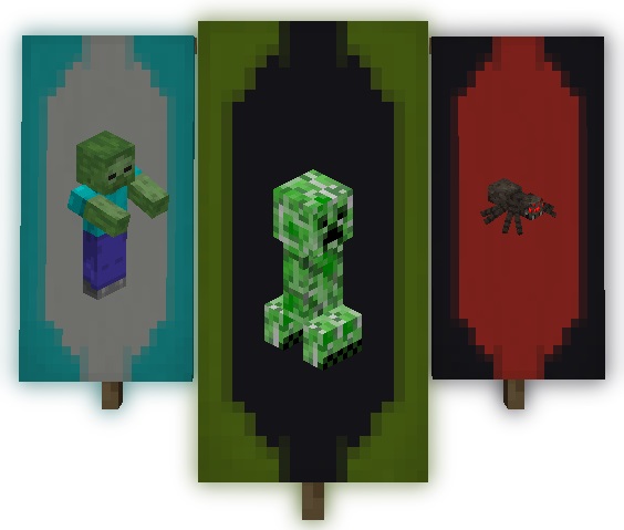 Мод Entity Banners 1.16.5 Мод Entity Banners 1.16.5