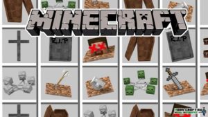 Мод GraveStone для майнкрафт 1.20.2, 1.19.4, 1.18.2, 1.17.1, 1.16.5, 1.15.2, 1.14.4, 1.12.2, 1.7.10