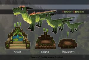 Мод Dragons Survival 1.19.2, 1.18.2, 1.16.5, 1.15.2 (стань драконом)
