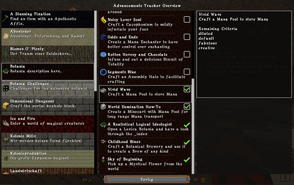 Мод Advancements Tracker 1.16.5 1 Мод Advancements Tracker 1.16.5