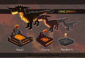 Мод Dragons Survival 1.19.2, 1.18.2, 1.16.5, 1.15.2 (стань драконом)