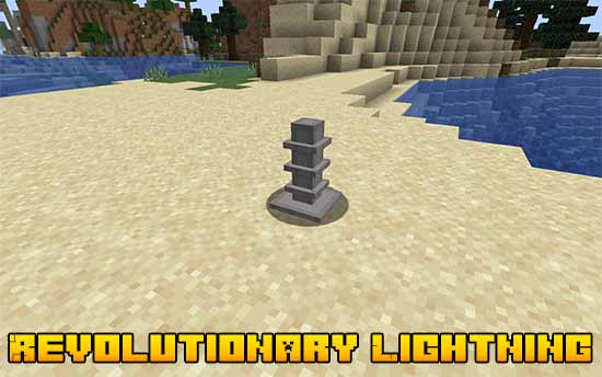 Мод Revolutionary Lightning 1.16.5 (громоотвод)