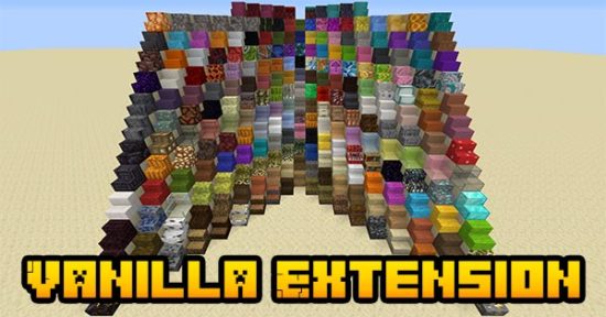 Мод Vanilla Extension 1.16.5, 1.15.2