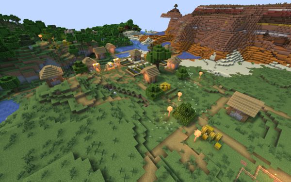 Меса, шахта и деревня 1.16.5 Меса, шахта и деревня 1.16.5