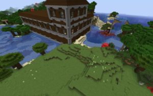 Особняк и разрушенный портал 1.16.5