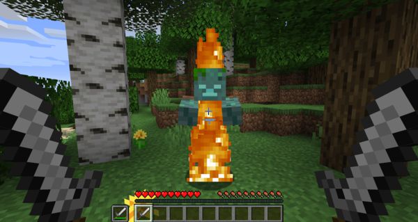 Мод DualWielding 1.16.5 (атака двумя мечами)