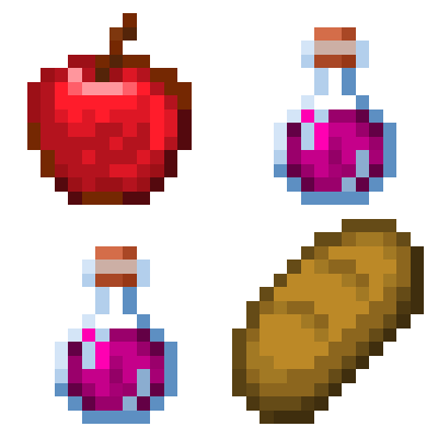 Мод Potion Foods для Майнкрафт 1.16.5