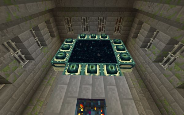 Активированный портал в Край 1.16.5 Активированный портал в Край 1.16.5