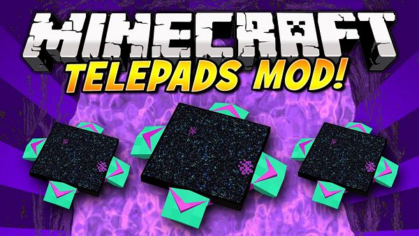 Мод TelePads 1.16.5, 1.14.4, 1.12.2