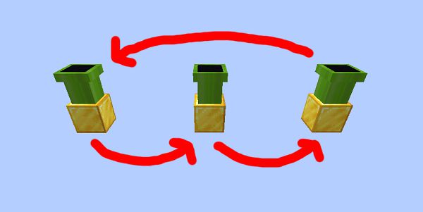 Мод Warp Pipes 1.17.1, 1.17